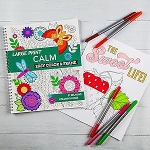 large print coloring books for seniors