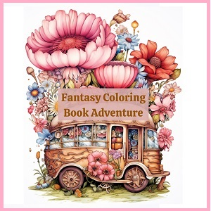 fantasy and nature adult coloring books
