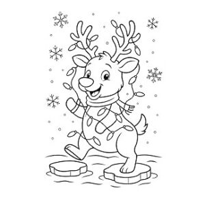 winter wonderland coloring books