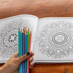 one-sided or double-sided coloring pages
