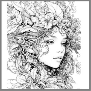 Whimsical coloring books