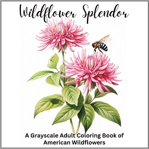 floral coloring books