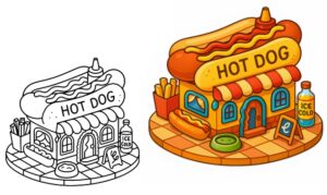 cozy and hygge coloring books