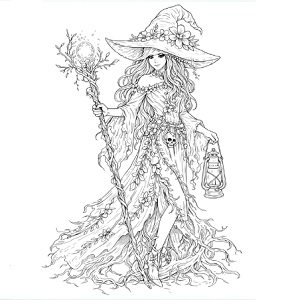magical worlds coloring books for adults